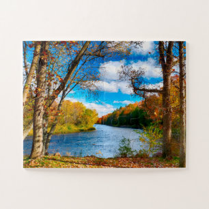 Jump River Wisconsin Jigsaw Puzzle