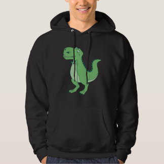 Jump Rope Dinosaur Jump Rope Fitness Hoodie