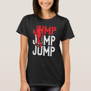 Jump Rope Skipping Jumping Roping Workout  10 T-Shirt