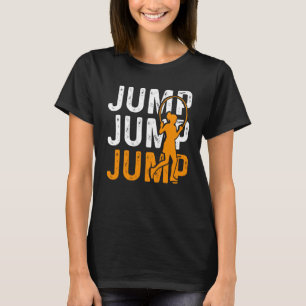 Jump Rope Skipping Jumping Roping Workout 8 T-Shirt