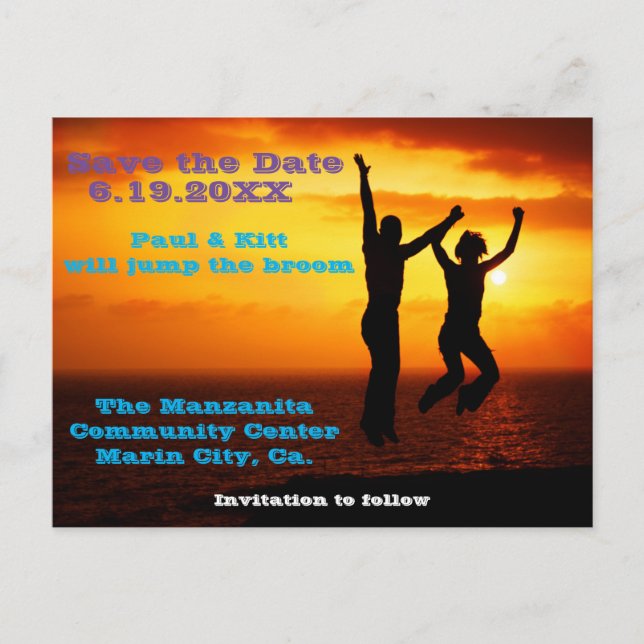 Jump the Broom Postcard (Front)