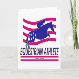 Jumper Equestrian Athlete Card