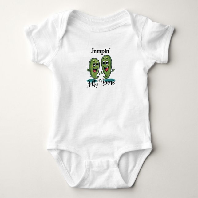Jumpin' Jelly Beans Baby Bodysuit (Front)