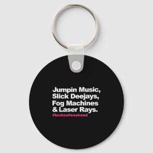 Jumpin Music Slick Deejays Fog Machines And Laser  Key Ring