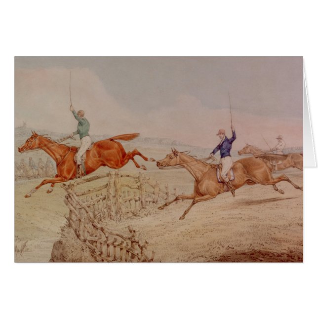 Jumping a Fence (Front Horizontal)
