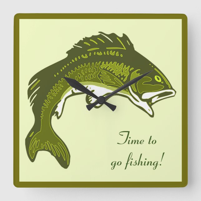 Jumping Bass Clock (Front)