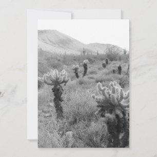 Jumping Cholla Cactus Invitation