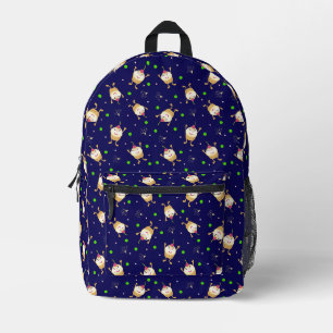 Jumping cupcakes printed backpack