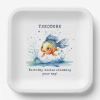 Jumping Fish Colourful Kids Birthday Party Custom