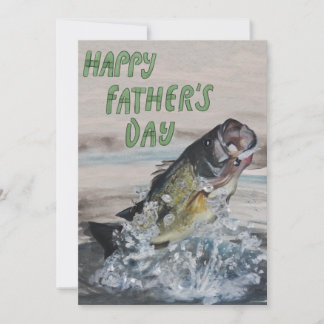 Jumping Fish Father’s Day Holiday Card