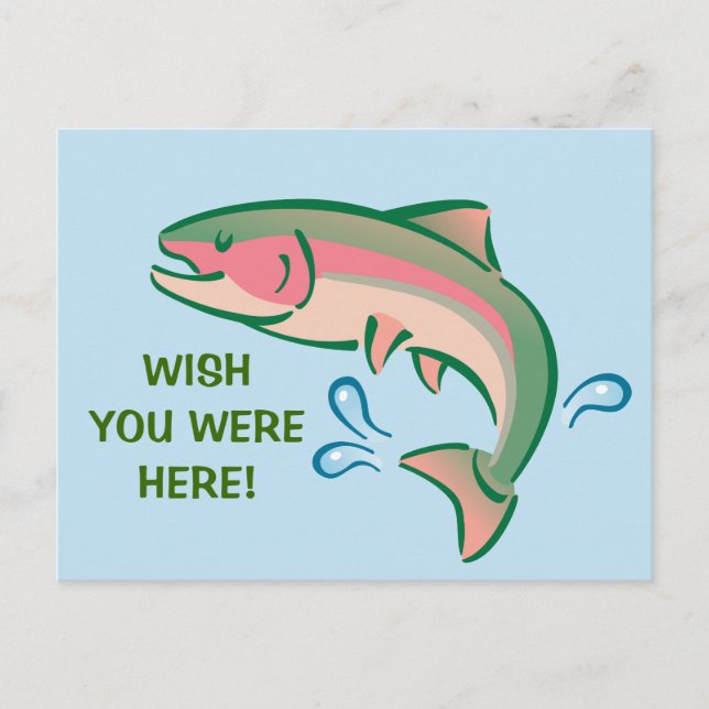 Jumping Fish Postcard (Front)