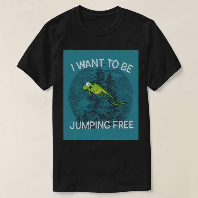 Jumping Frog Jumping Frog of Calaveras County Shir T-Shirt (Design Front)