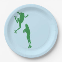 Jumping Frogs Party Plates