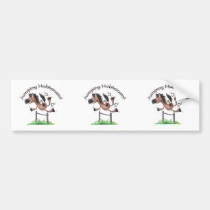 Jumping Holsteiners! Bumper Sticker