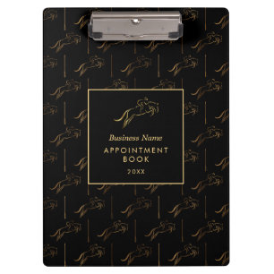 Jumping Horse Horseback Riding Horse Trainer Clipboard