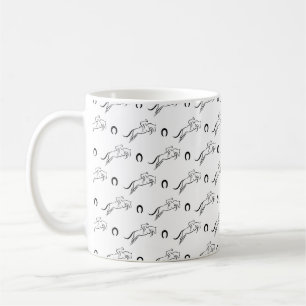 Jumping Horse   Horseback Riding   Horse Trainer Coffee Mug