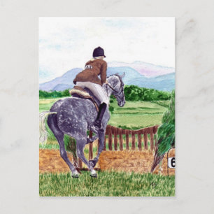 Jumping Horse Postcard