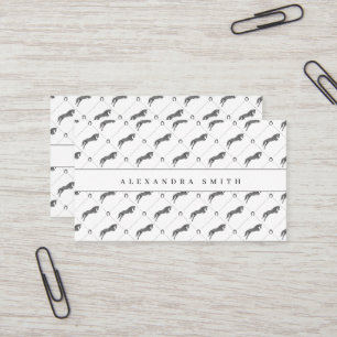 Jumping Horse   Scribble Horse   Gold Horse  Business Card