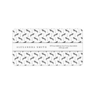 Jumping Horse Scribble Horse Horse Trainer Label