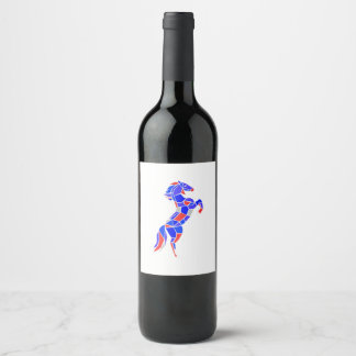 Jumping Horse Wine Label