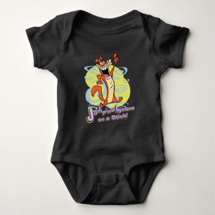 Jumping Igauna on a Stick!™ Baby Bodysuit