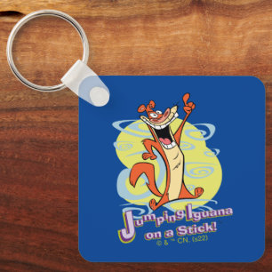 Jumping Igauna on a Stick!™ Key Ring