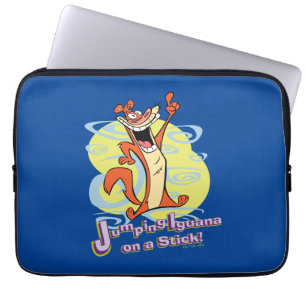 Jumping Igauna on a Stick!™ Laptop Sleeve
