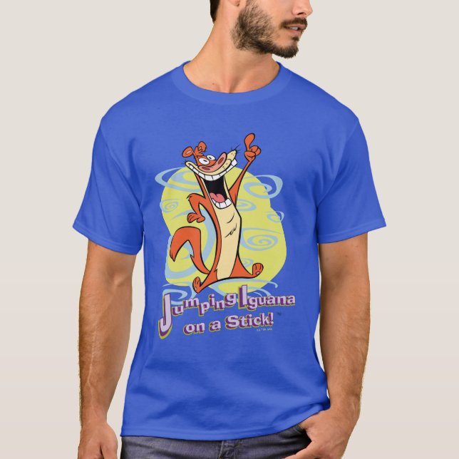 Jumping Igauna on a Stick!™ T-Shirt (Front)