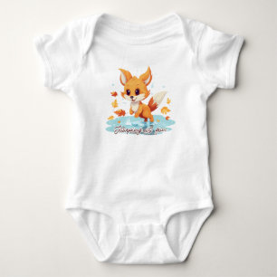 Jumping is fun too baby bodysuit