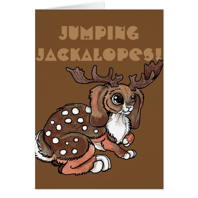 Jumping Jackalopes! Blank Customisable (Front)