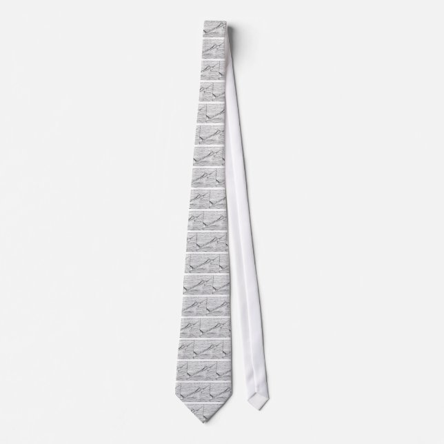 Jumping marlin tie (Front)