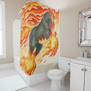 Jumping Nightmare Shower Curtain