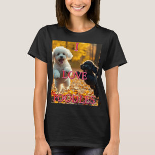 Jumping Poodle Puppies T-Shirt