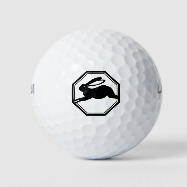 Jumping Rabbit Golf Balls (Front)