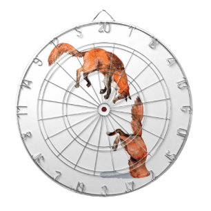 Jumping Red Fox Dartboard