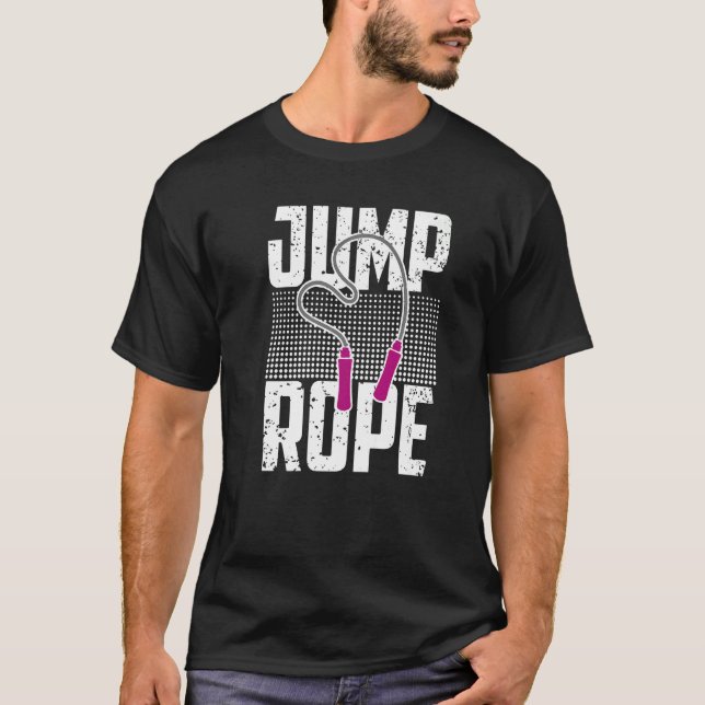 Jumping Rope Graphic Rope Jumping Rope Skipping Si T-Shirt (Front)