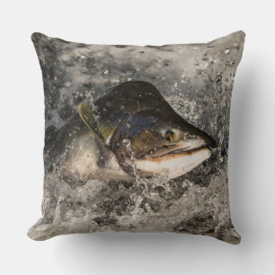 Jumping Salmon Cushion