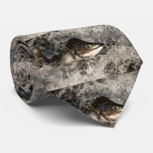 Jumping Salmon Tie