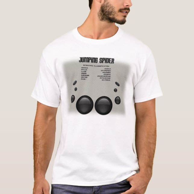 Jumping Spider Eye Pattern T-Shirt (Front)