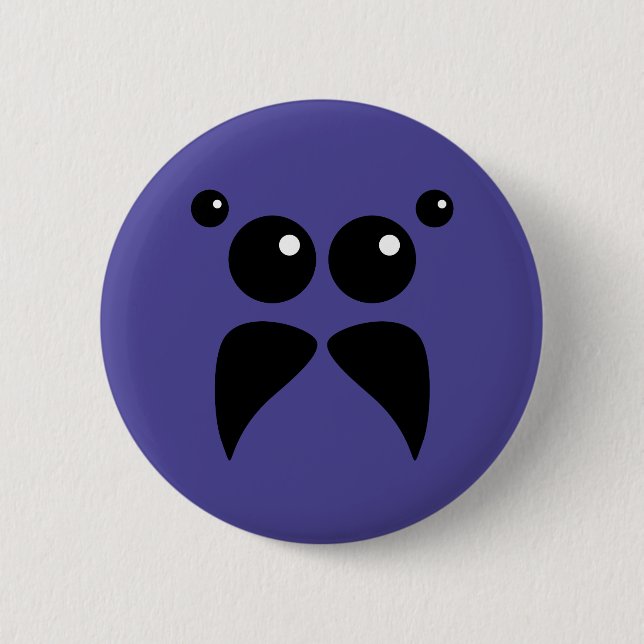 Jumping Spider Face Button (Front)