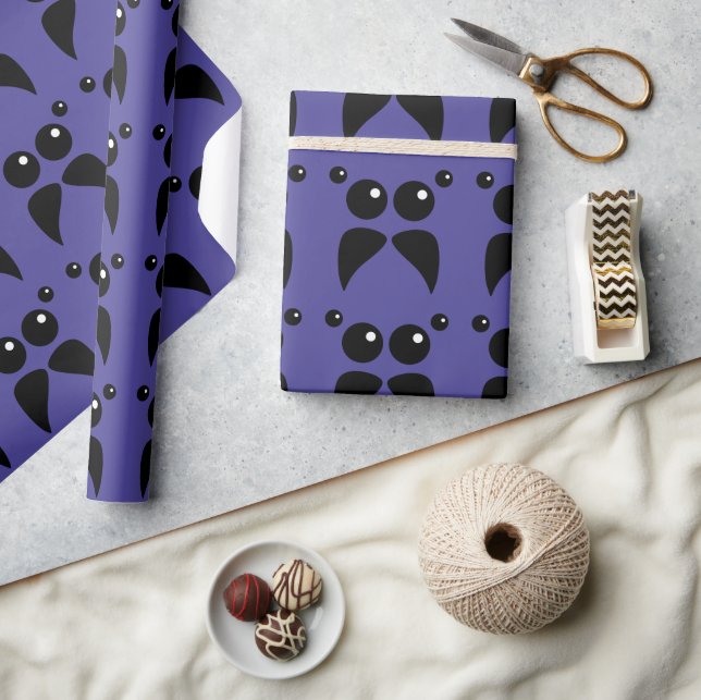 Jumping Spider Face Wrapping Paper (Crafts)