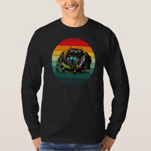 Jumping Spider Mum Or Dad Vintage Spooder Cute Pet T-Shirt
