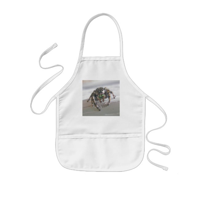 Jumping Spider (Phiddipus audax) Kid's Apron (Front)