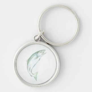 Jumping Steelhead keychain