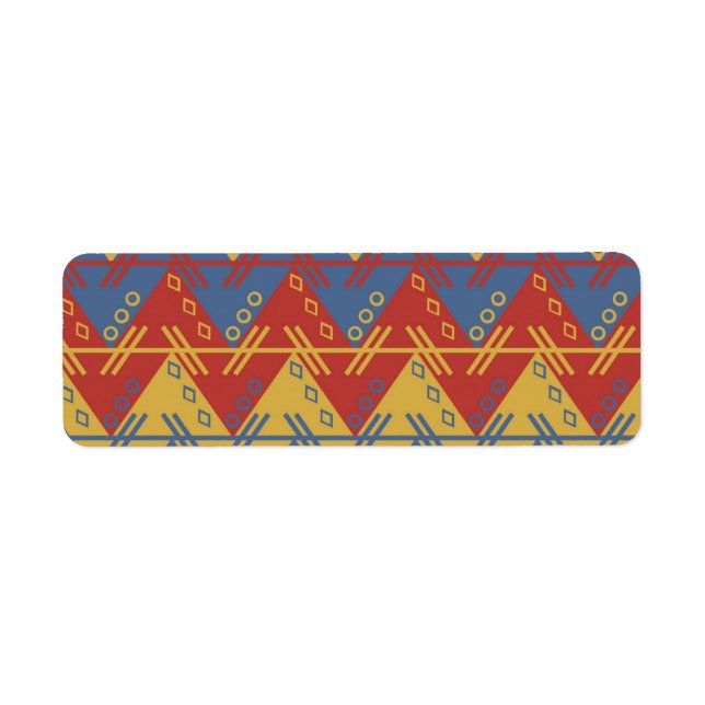 Jumping Stripes Return Address Label (Front)