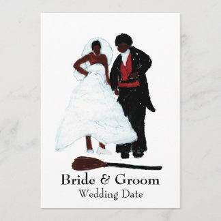 Jumping the Broom Invitation