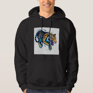 Jumping Tiger Hoodie