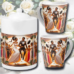 Jumping Together To Love Forever<br><div class="desc">Beautiful wedding design teapot with an image of a beautiful African-American bride and handsome groom on their wedding day. They are jumping-the-jumping to start a new life together as husband and wife.</div>