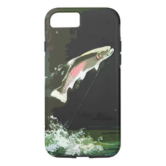 JUMPING TROUT ART iPhone 8/7 CASE