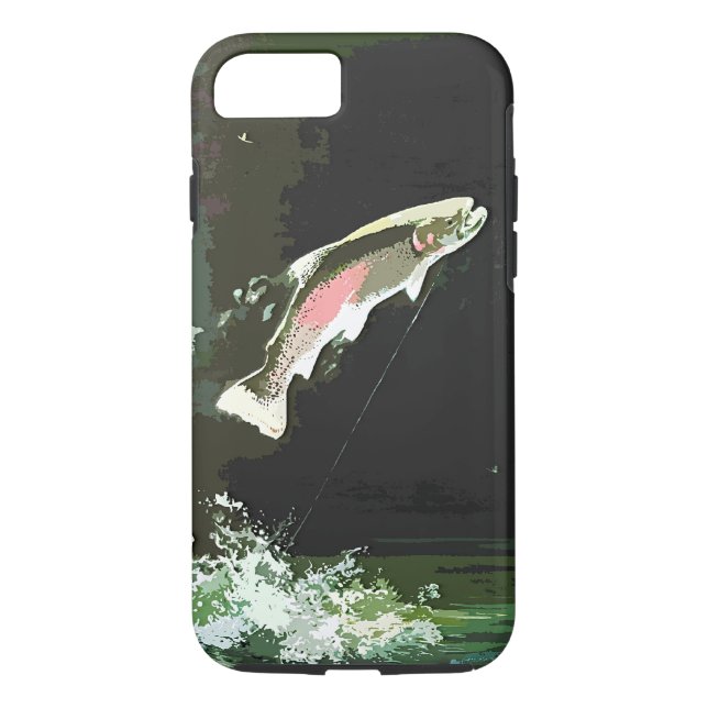 JUMPING TROUT ART Case-Mate iPhone CASE (Back)